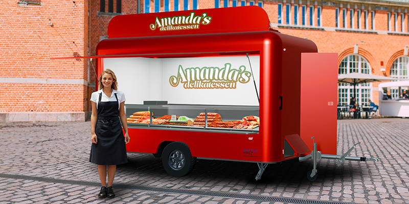 Deli Star Trailer Deli Meat 4000 - EU Standards - Toitlustus haagis: pilt 1 Deli Star Trailer Deli Meat 4000 - EU Standards - Toitlustus haagis: pilt 1