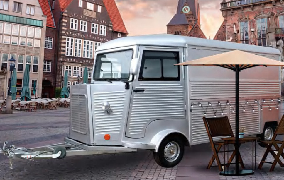 Deli Star Trailer Retro Frenchie FR 4800 Towable - Toitlustus haagis: pilt 1 Deli Star Trailer Retro Frenchie FR 4800 Towable - Toitlustus haagis: pilt 1