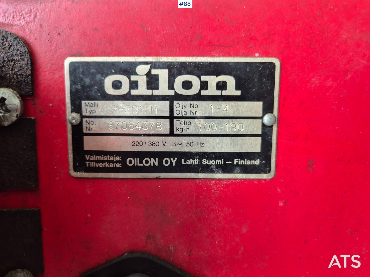 1997 Lämpökontti Oilon RP-201 H - Merekonteiner: pilt 4 1997 Lämpökontti Oilon RP-201 H - Merekonteiner: pilt 4