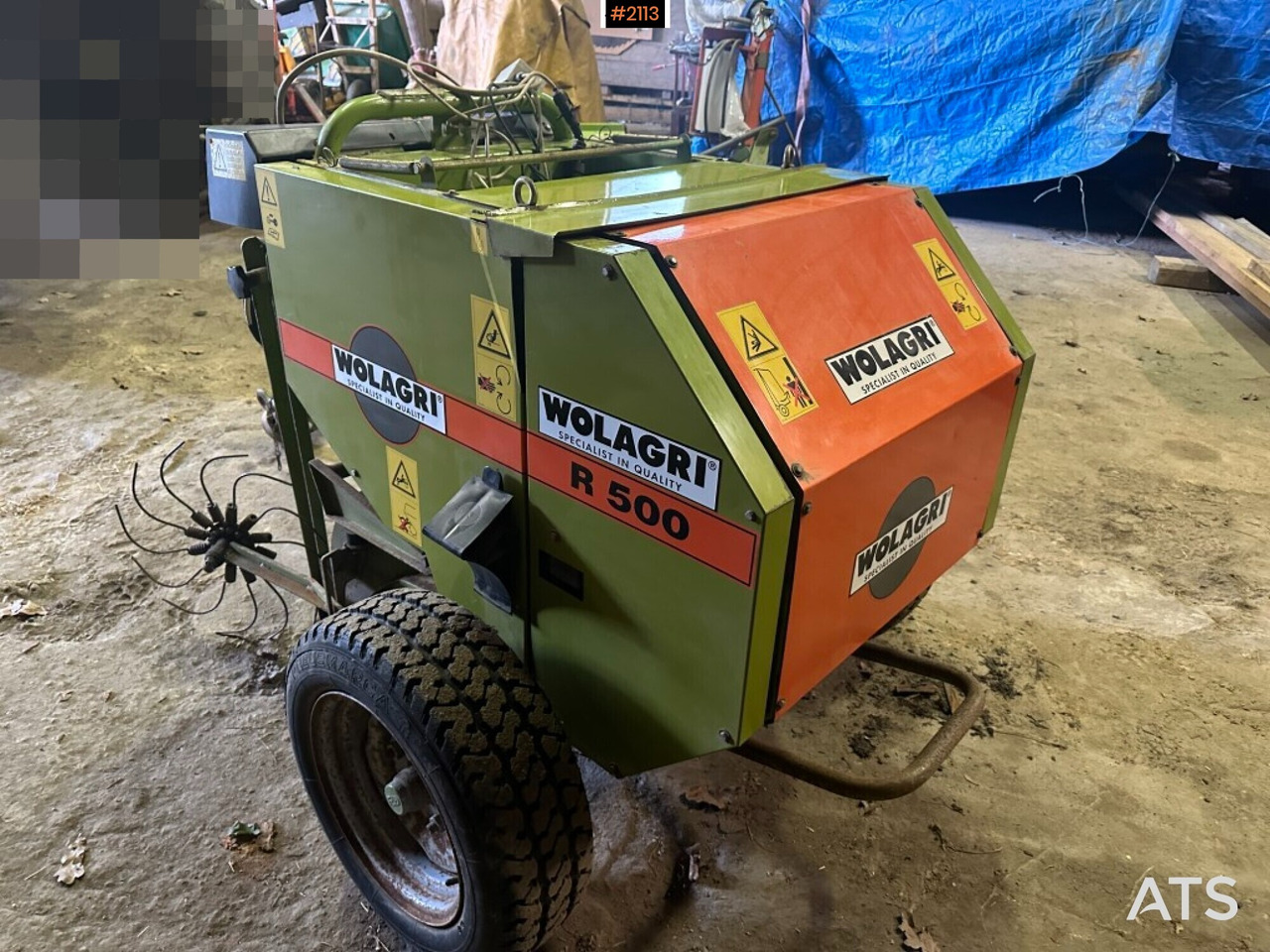 Kaarutusseadmed Mini baler Wolagri R500 with 2 separate wrappers: pilt 6
