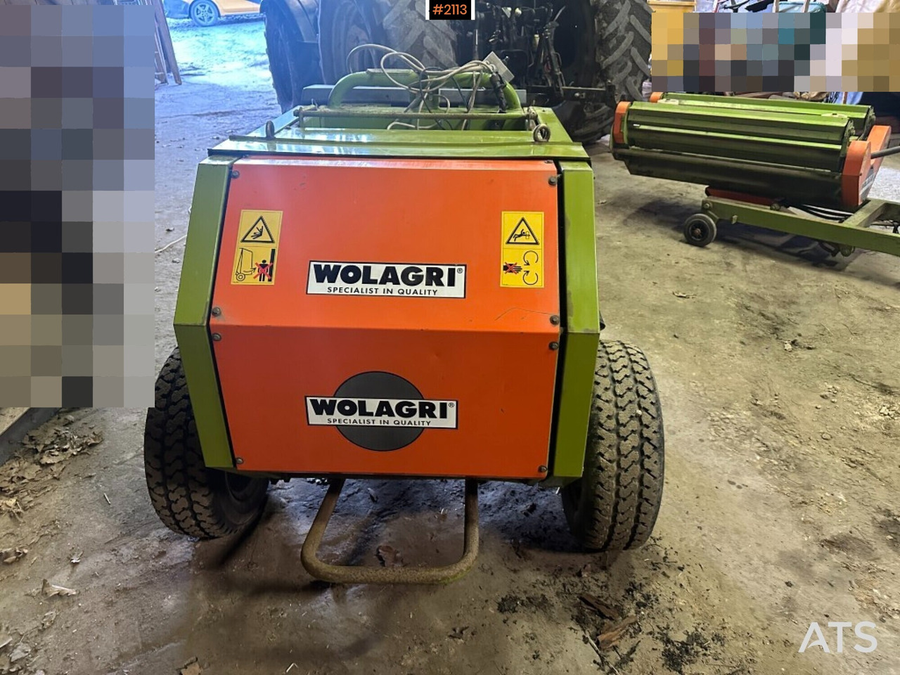 Kaarutusseadmed Mini baler Wolagri R500 with 2 separate wrappers: pilt 7