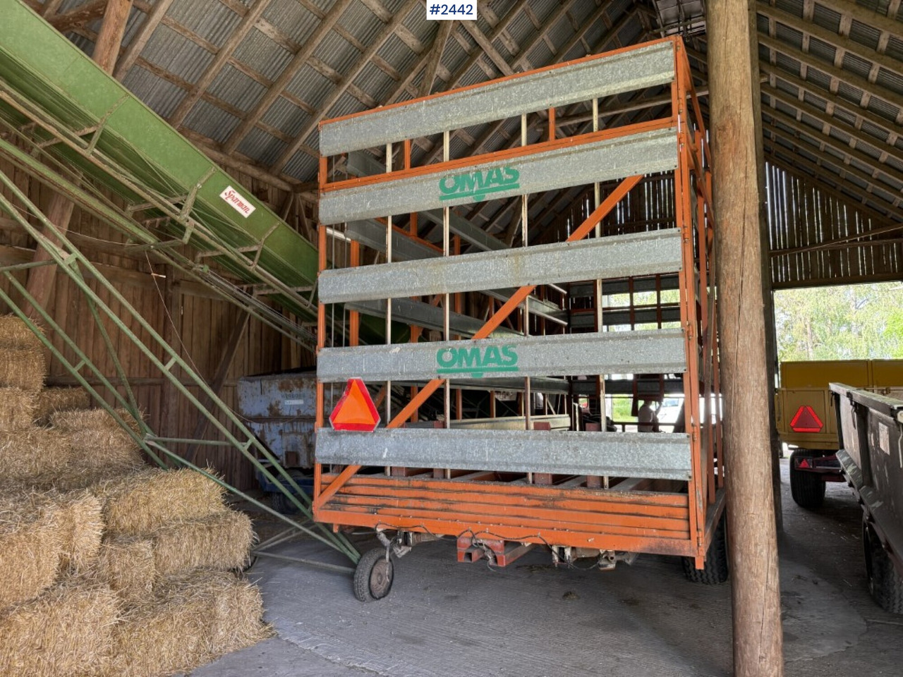 Self-loading trailer small bale Omas CB170 S - Kaarutusseadmed: pilt 5 Self-loading trailer small bale Omas CB170 S - Kaarutusseadmed: pilt 5