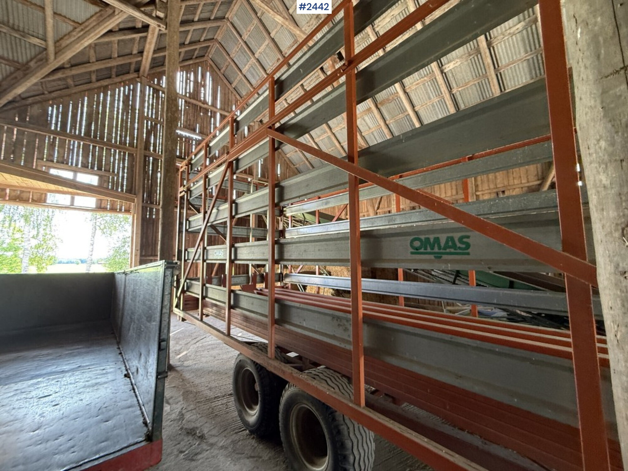 Self-loading trailer small bale Omas CB170 S - Kaarutusseadmed: pilt 3 Self-loading trailer small bale Omas CB170 S - Kaarutusseadmed: pilt 3
