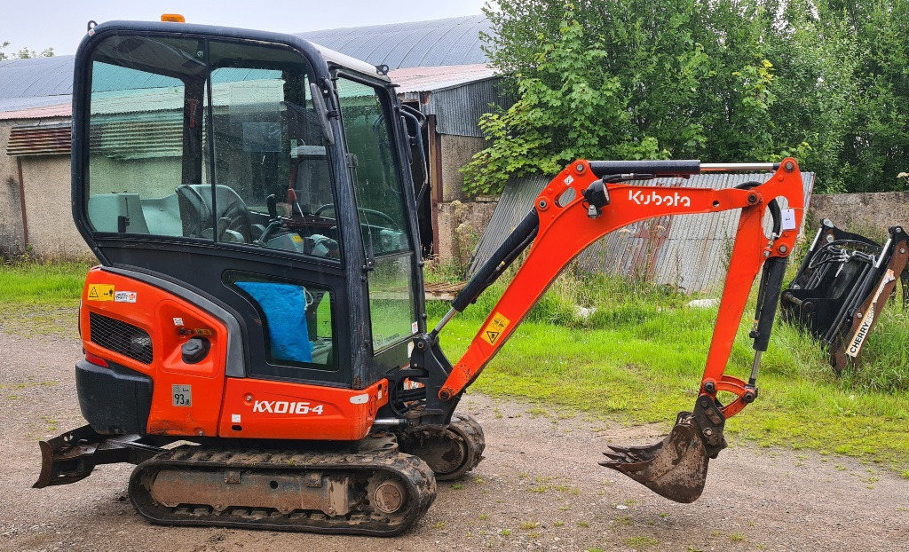 2016 Kubota KX016-4 Mini Digger, only 1550 hours - Miniekskavaator: pilt 2 2016 Kubota KX016-4 Mini Digger, only 1550 hours - Miniekskavaator: pilt 2