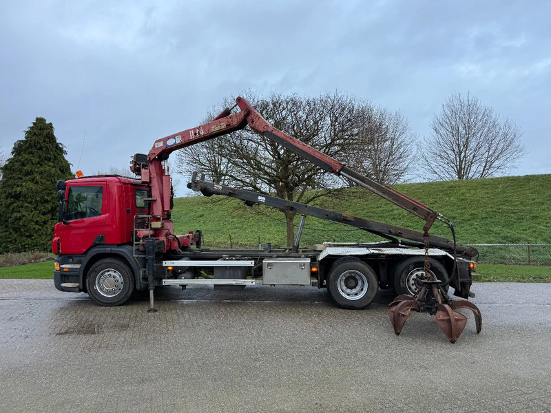 Scania P270 Kabelsysteem HMF Kraan Low KM NL TRUCK 6X2 - Kraanaga veoauto: pilt 2 Scania P270 Kabelsysteem HMF Kraan Low KM NL TRUCK 6X2 - Kraanaga veoauto: pilt 2