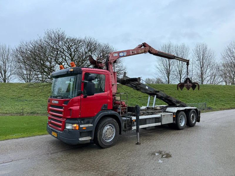 Scania P270 Kabelsysteem HMF Kraan Low KM NL TRUCK 6X2 - Kraanaga veoauto: pilt 4 Scania P270 Kabelsysteem HMF Kraan Low KM NL TRUCK 6X2 - Kraanaga veoauto: pilt 4