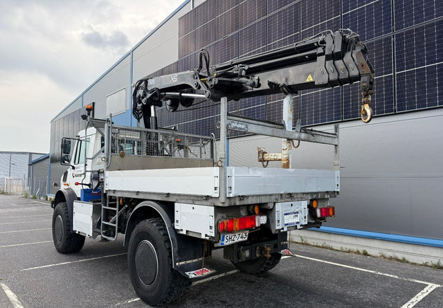 Mercedes-BenzUnimog U5000 + Hiab 099 E-4 - Madelveok/ Platvormveok, Kraanaga veoauto: pilt 3 Mercedes-BenzUnimog U5000 + Hiab 099 E-4 - Madelveok/ Platvormveok, Kraanaga veoauto: pilt 3