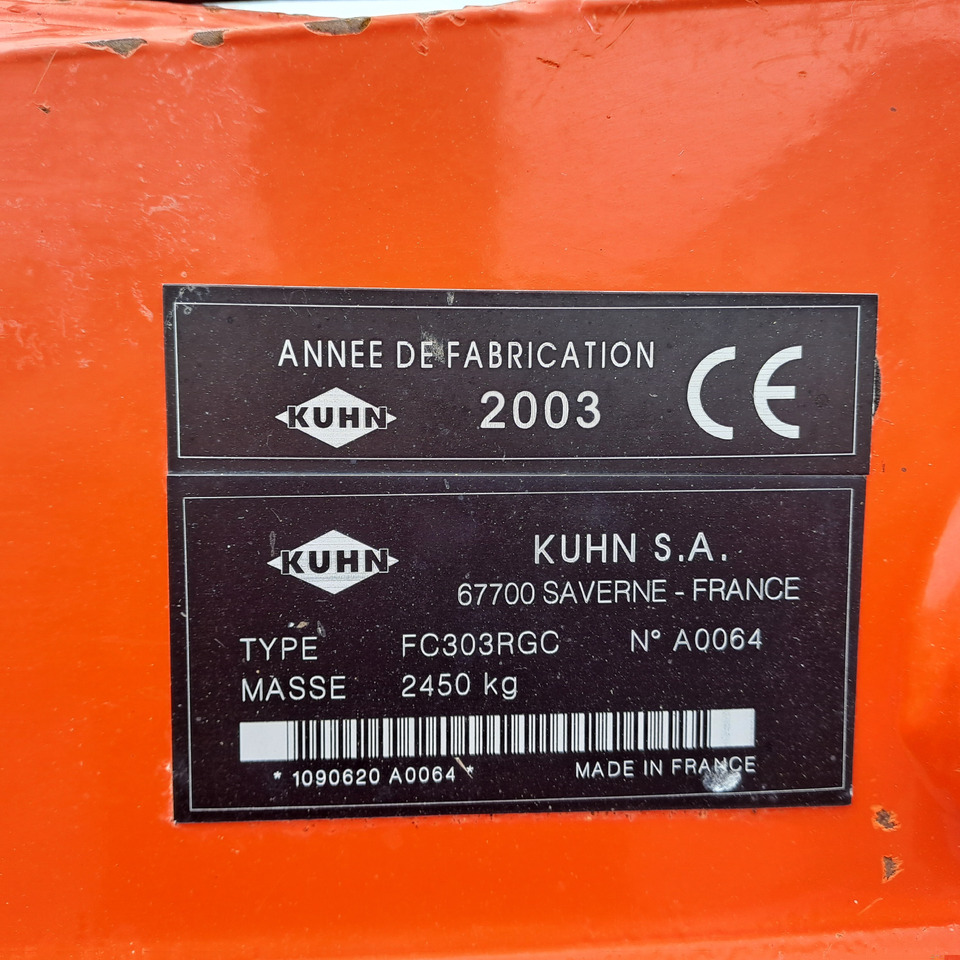 KUHN FC 303 RGC - Niiduk: pilt 2 KUHN FC 303 RGC - Niiduk: pilt 2