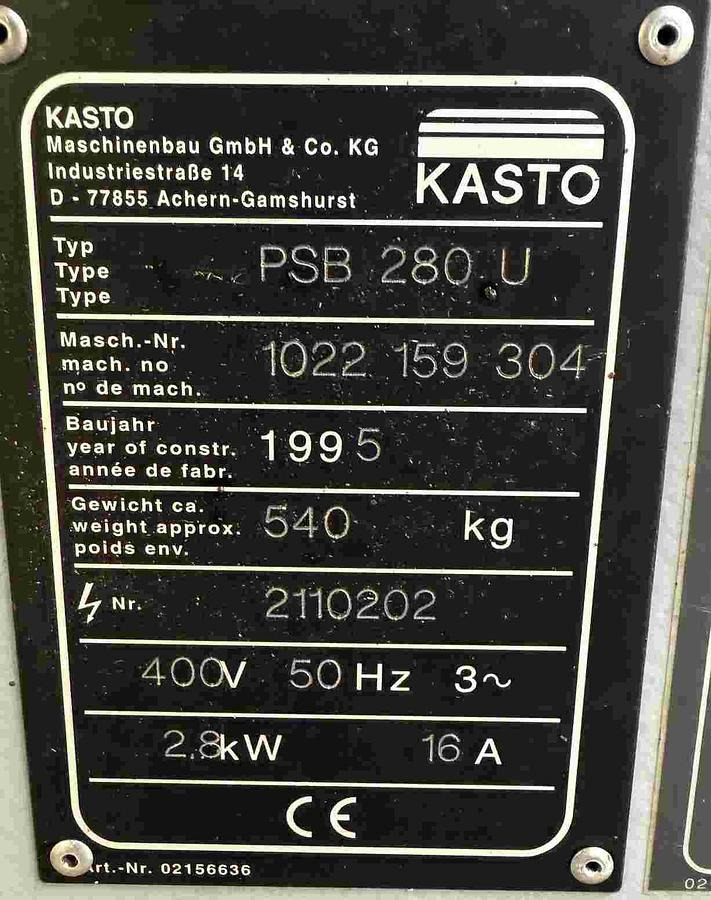 Bügelsäge KASTO - Metallitöötlusmasin: pilt 3 Bügelsäge KASTO - Metallitöötlusmasin: pilt 3