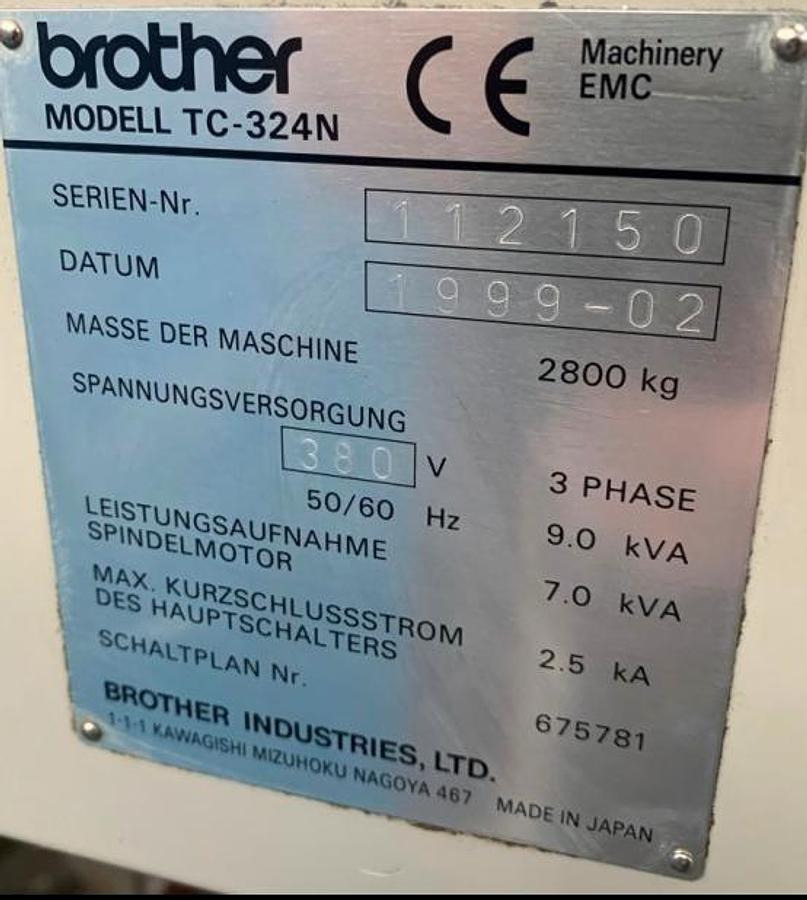 Vertikal-Bearbeitungszentrum BROTHER - CNC töötlemiskeskus: pilt 3 Vertikal-Bearbeitungszentrum BROTHER - CNC töötlemiskeskus: pilt 3
