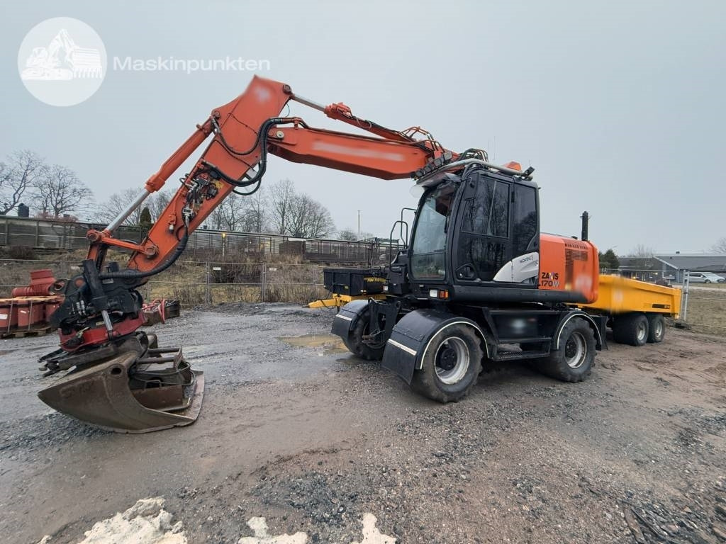 Hitachi ZX 170 W-5 B - Ratastel ekskavaator: pilt 1 Hitachi ZX 170 W-5 B - Ratastel ekskavaator: pilt 1