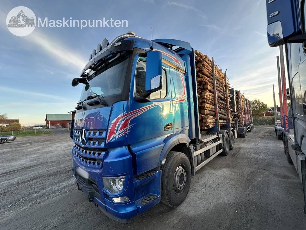 Mercedes-Benz Arocs 2858 timmerbil med kran - Metsaveok: pilt 1 Mercedes-Benz Arocs 2858 timmerbil med kran - Metsaveok: pilt 1