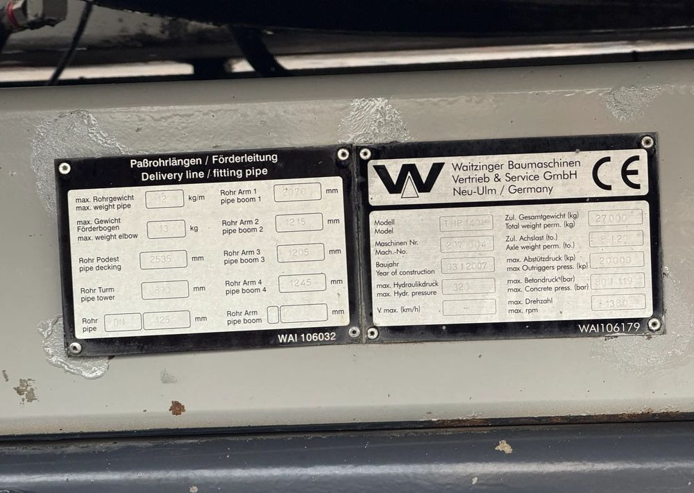 Mercedes-Benz ACTROS 2636 6X4 36 M WAITZINGER liising Mercedes-Benz ACTROS 2636 6X4 36 M WAITZINGER: pilt 15