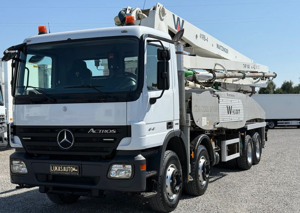 Mercedes-Benz ACTROS 4141 8X4 42 M GOTOWA DO PRACY - Betoonipump: pilt 1 Mercedes-Benz ACTROS 4141 8X4 42 M GOTOWA DO PRACY - Betoonipump: pilt 1