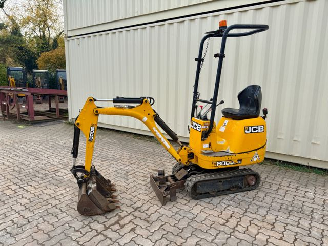 JCB 8008 CTS, 2021 BJ, 985BH, 3 x Löffel - Miniekskavaator: pilt 2 JCB 8008 CTS, 2021 BJ, 985BH, 3 x Löffel - Miniekskavaator: pilt 2