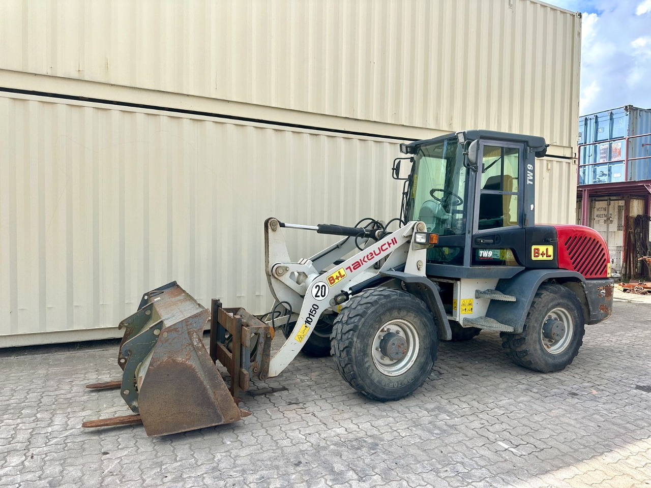 Terex TL80/2014 BJ/Schaufel + Gabel/ Deutsche Maschine - Rataslaadur: pilt 1 Terex TL80/2014 BJ/Schaufel + Gabel/ Deutsche Maschine - Rataslaadur: pilt 1