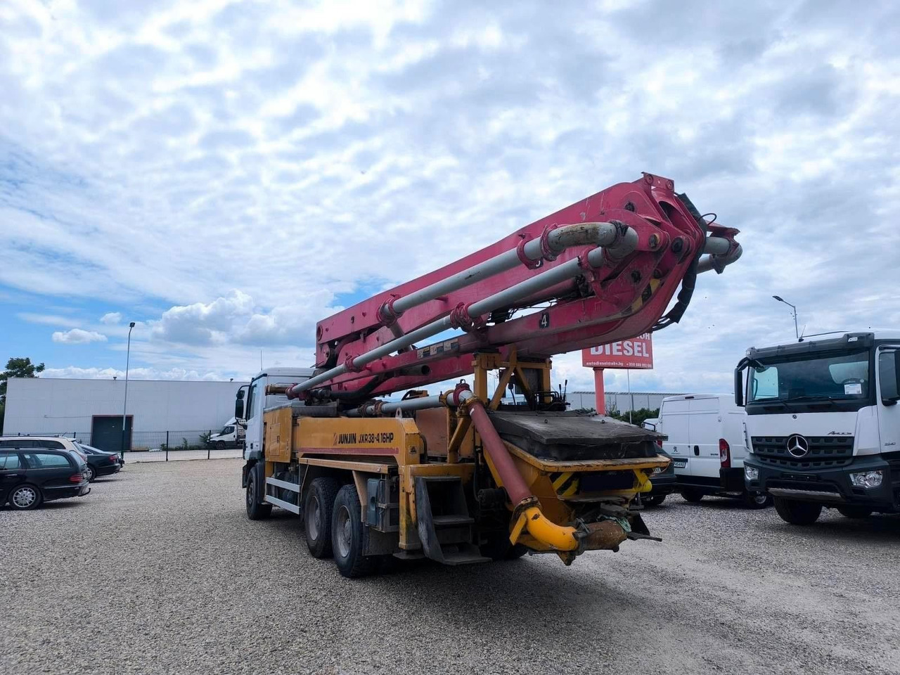 Mercedes-Benz ACTROS 3341 JUNJIN JXR 38-4 - Betoonipump: pilt 5 Mercedes-Benz ACTROS 3341 JUNJIN JXR 38-4 - Betoonipump: pilt 5