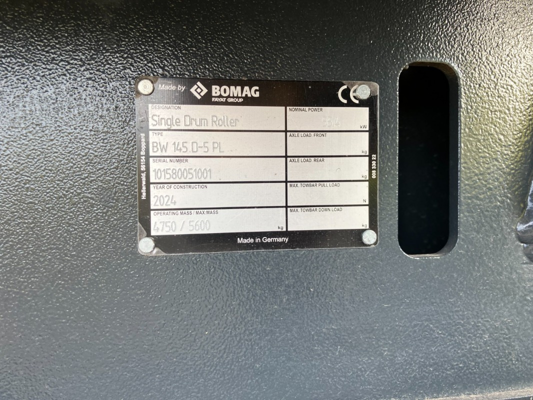 BOMAG DE BW 145 D-5 PL - Rullija: pilt 2 BOMAG DE BW 145 D-5 PL - Rullija: pilt 2