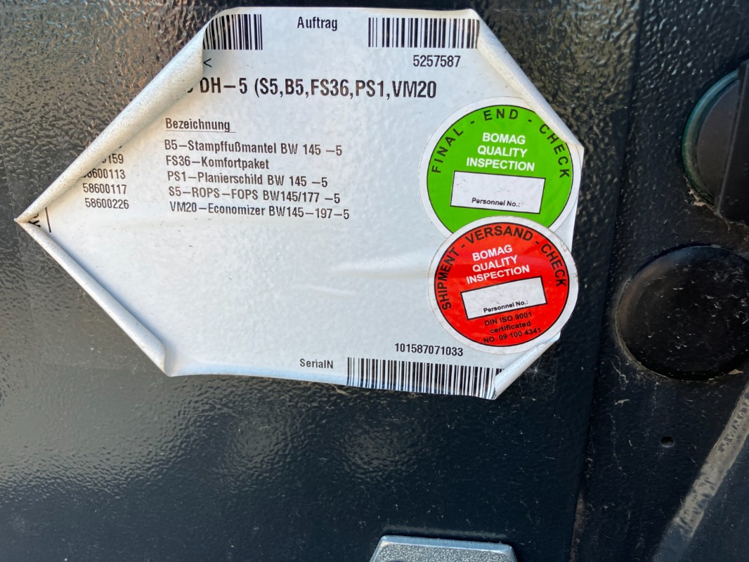 BOMAG DE BW 145 DH-5 Stage V/Tier 4f - Rullija: pilt 3 BOMAG DE BW 145 DH-5 Stage V/Tier 4f - Rullija: pilt 3