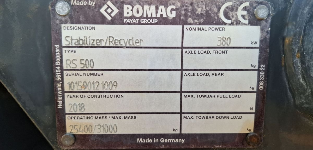 BOMAG DE RS 500 Stage IV/Tier 4f - Asfaldimasin: pilt 2 BOMAG DE RS 500 Stage IV/Tier 4f - Asfaldimasin: pilt 2