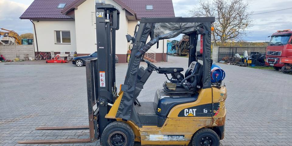 Wózek widłowy Caterpillar GP15N 1,5t pozycjoner, przesuw CAT - Gaasitõstuk: pilt 1 Wózek widłowy Caterpillar GP15N 1,5t pozycjoner, przesuw CAT - Gaasitõstuk: pilt 1