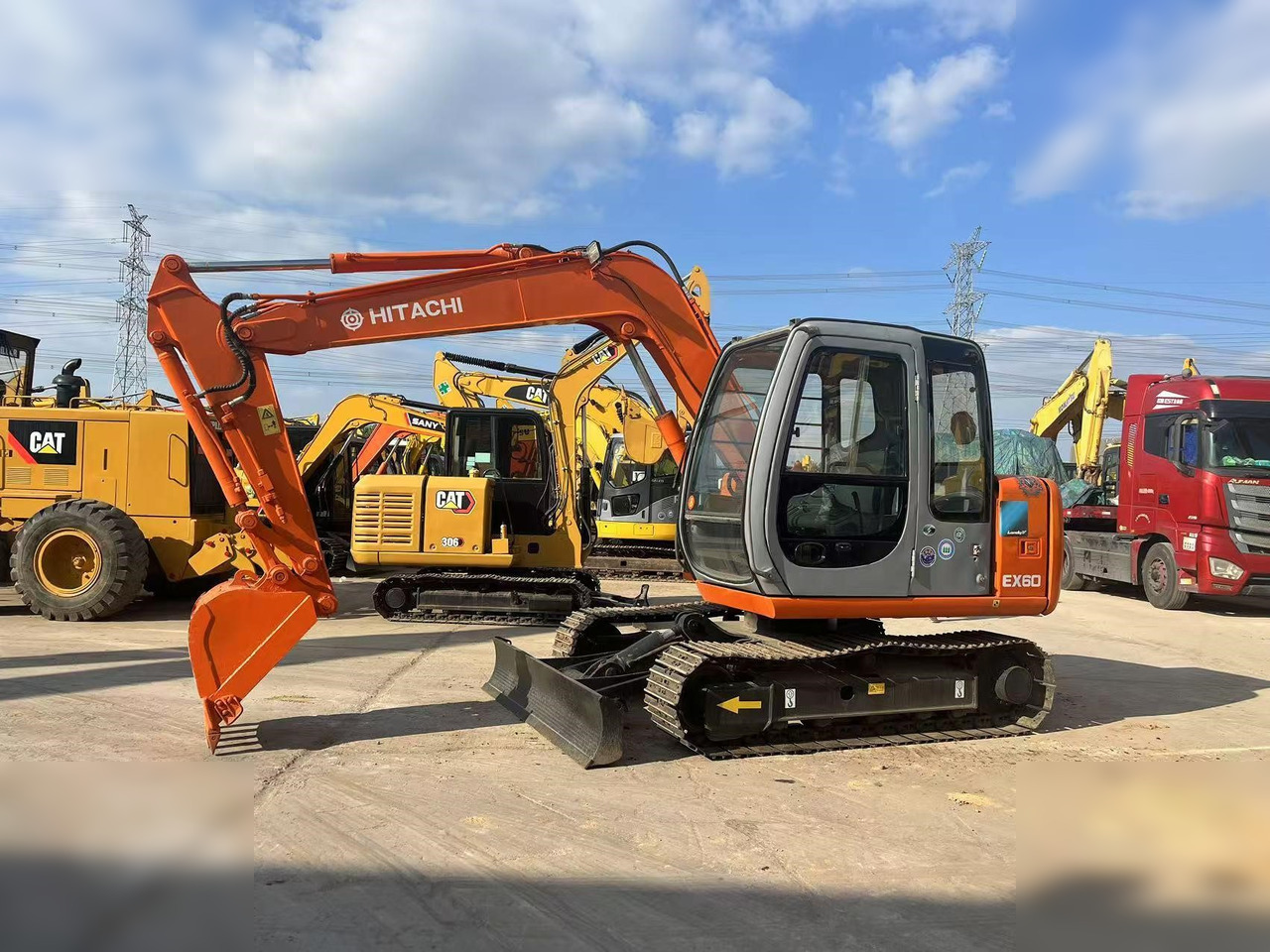 HITACHI EX60 - Lintekskavaator: pilt 1 HITACHI EX60 - Lintekskavaator: pilt 1