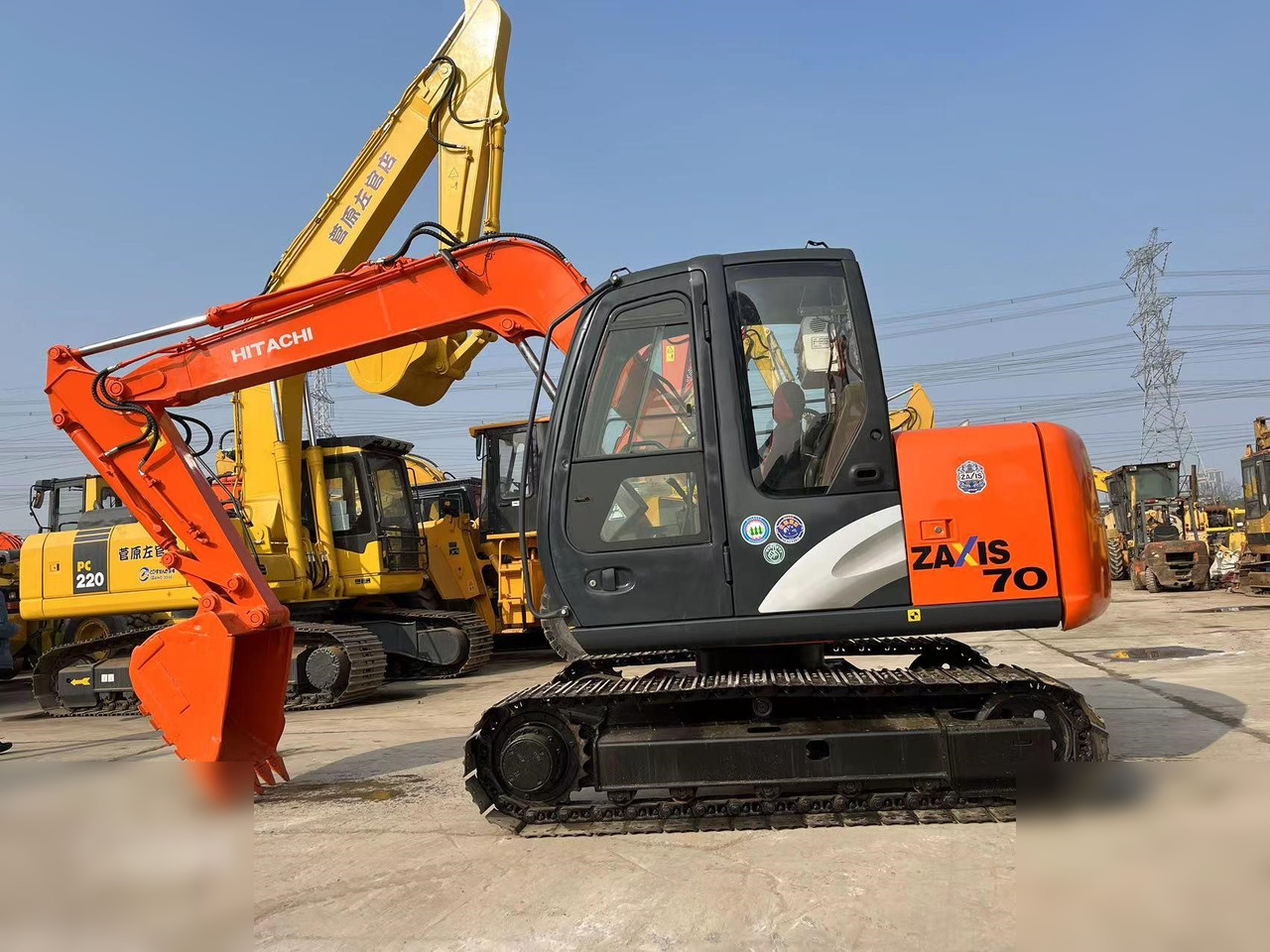HITACHI ZX70 - Lintekskavaator: pilt 4 HITACHI ZX70 - Lintekskavaator: pilt 4