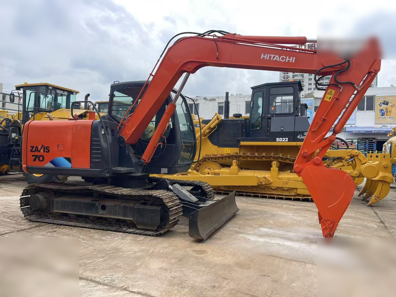 HITACHI ZX70 - Lintekskavaator: pilt 4 HITACHI ZX70 - Lintekskavaator: pilt 4