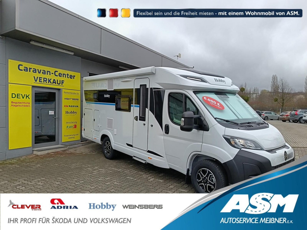 Hobby Ontour C680 GE*AUTOMATIK*LITHIUM*MARKISE*SOFORT* - Poolintegreeritud matkaauto: pilt 1 Hobby Ontour C680 GE*AUTOMATIK*LITHIUM*MARKISE*SOFORT* - Poolintegreeritud matkaauto: pilt 1