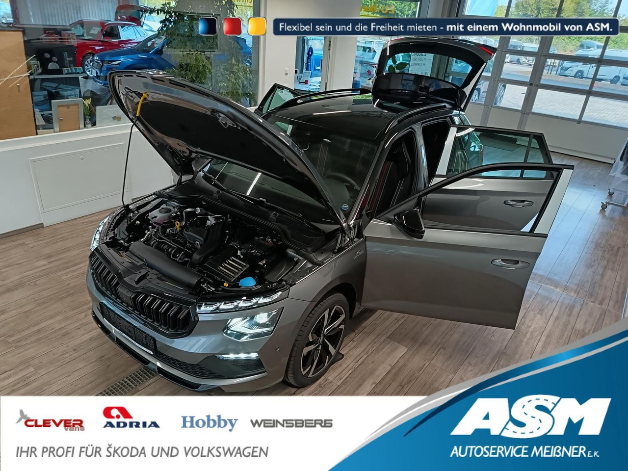Skoda Kamiq Monte Carlo 1,5 TSI DSG*AHK*PANO*LED*ACC* - Maastur: pilt 1 Skoda Kamiq Monte Carlo 1,5 TSI DSG*AHK*PANO*LED*ACC* - Maastur: pilt 1