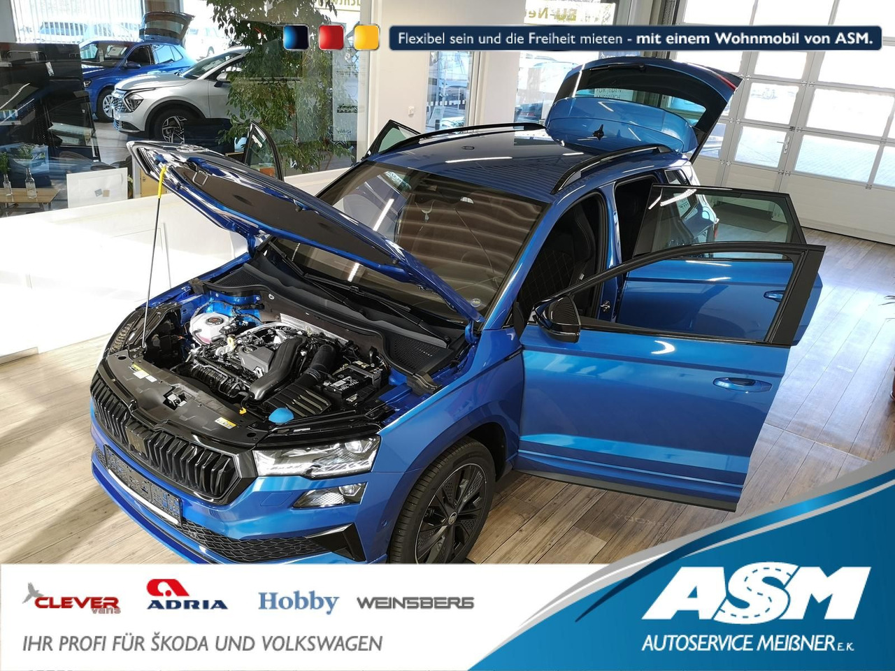 Skoda Karoq Sportline 1,5 TSI DSG*AHK*360°5J.GARANTIE* - Maastur: pilt 1 Skoda Karoq Sportline 1,5 TSI DSG*AHK*360°5J.GARANTIE* - Maastur: pilt 1