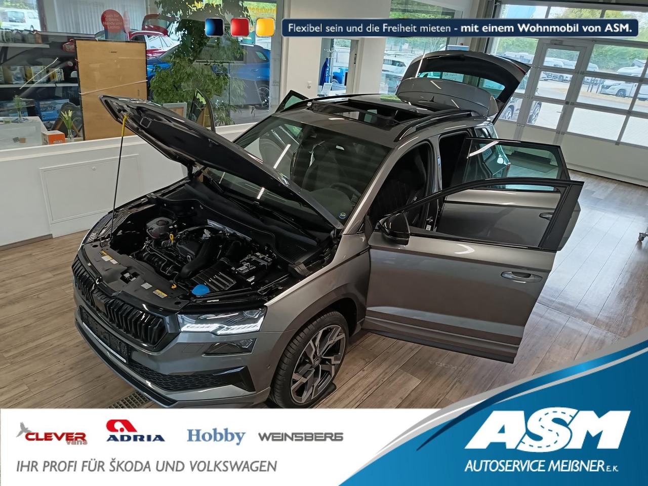 Skoda Karoq Sportline 1,5 TSI DSG*AHK*PSD*STD.HZG*NAVI - Maastur: pilt 1 Skoda Karoq Sportline 1,5 TSI DSG*AHK*PSD*STD.HZG*NAVI - Maastur: pilt 1