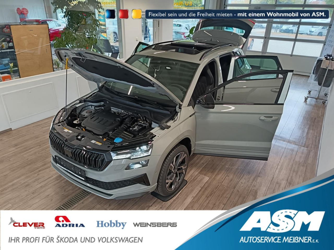 Skoda Karoq Sportline 2,0 TDI DSG 4x4*AHK*PSD*STD.HZG* - Maastur: pilt 1 Skoda Karoq Sportline 2,0 TDI DSG 4x4*AHK*PSD*STD.HZG* - Maastur: pilt 1
