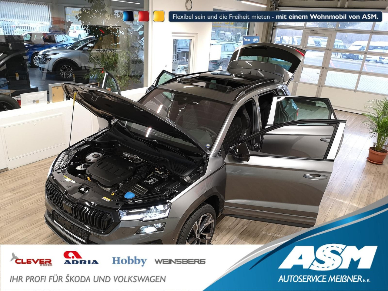 Skoda Karoq Sportline 2,0TDI DSG 4x4*PSD*AHK*360°*NAVI - Maastur: pilt 1 Skoda Karoq Sportline 2,0TDI DSG 4x4*PSD*AHK*360°*NAVI - Maastur: pilt 1
