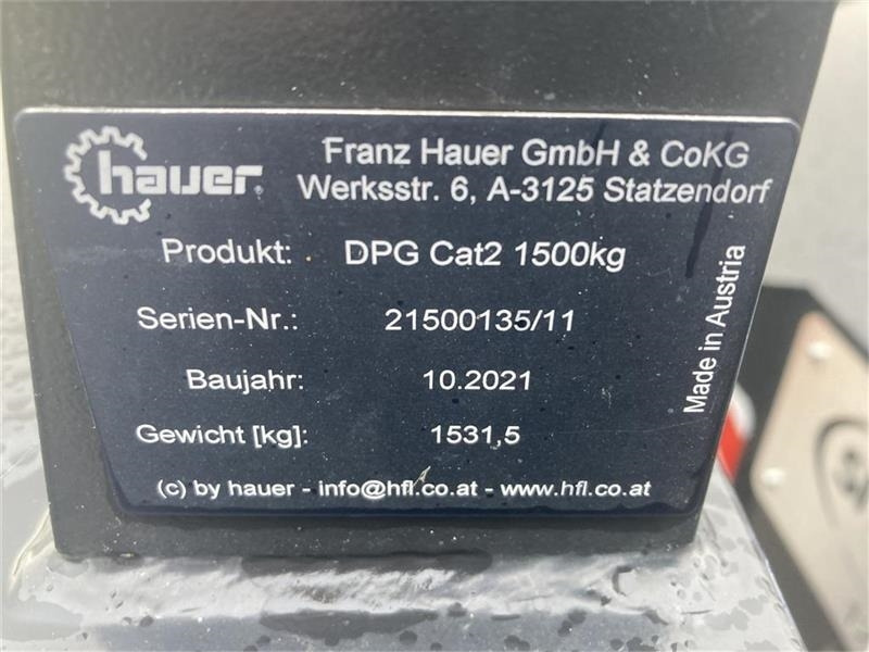 Hauer 1500 kg - Vastukaal: pilt 4 Hauer 1500 kg - Vastukaal: pilt 4