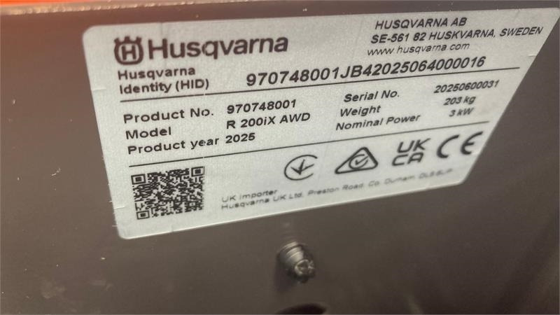 Muruniiduk Husqvarna R200IX AWD Elektrisk: pilt 14