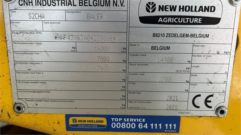 New Holland BB 1290 RC HD - Heinapress, kandiline: pilt 5 New Holland BB 1290 RC HD - Heinapress, kandiline: pilt 5