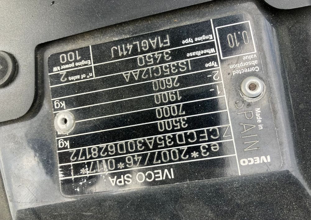 Iveco DAILY 35C14 ramo do zabudowy kiper wywrotka - Kabiinišassiiga veoauto: pilt 5 Iveco DAILY 35C14 ramo do zabudowy kiper wywrotka - Kabiinišassiiga veoauto: pilt 5