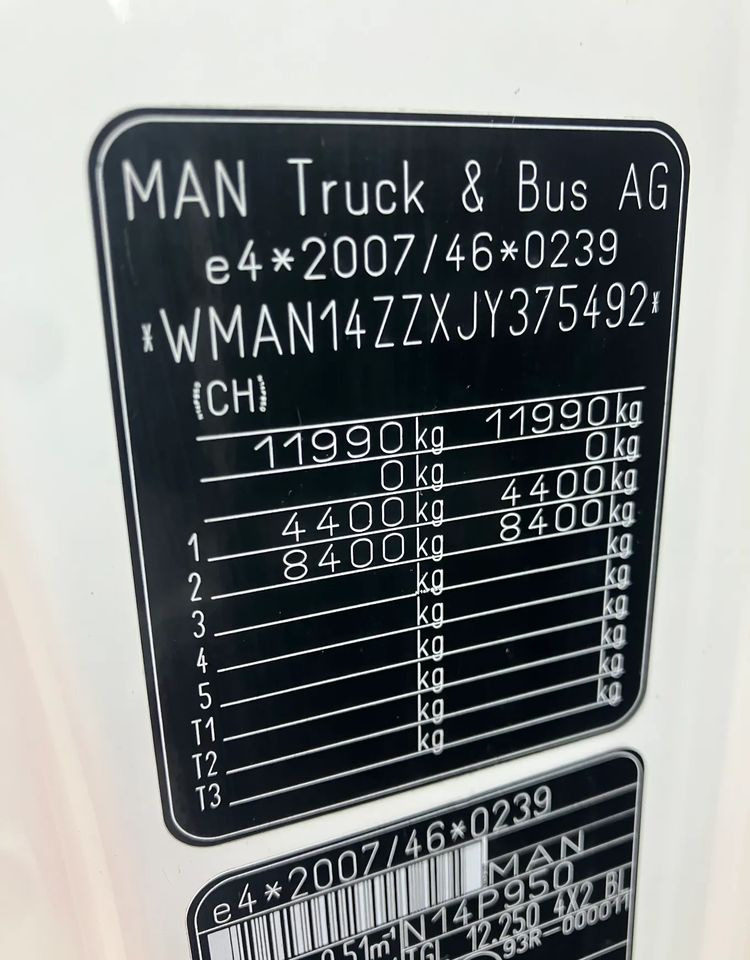MAN Man TGM 12.250 euro 6 ramo do zabudowy Pomoc drogowa laweta kiper - Kabiinišassiiga veoauto: pilt 3 MAN Man TGM 12.250 euro 6 ramo do zabudowy Pomoc drogowa laweta kiper - Kabiinišassiiga veoauto: pilt 3