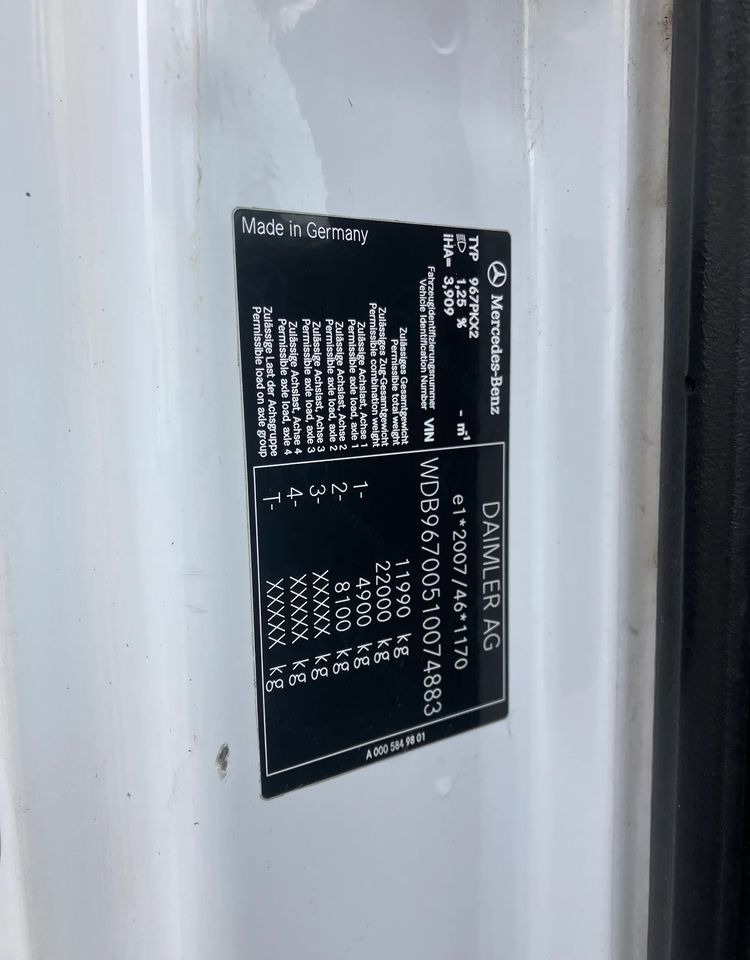 Mercedes-Benz ATEGO 1218 KURIERKA KONTENER 15 PALET - Kasti veoauto: pilt 4 Mercedes-Benz ATEGO 1218 KURIERKA KONTENER 15 PALET - Kasti veoauto: pilt 4