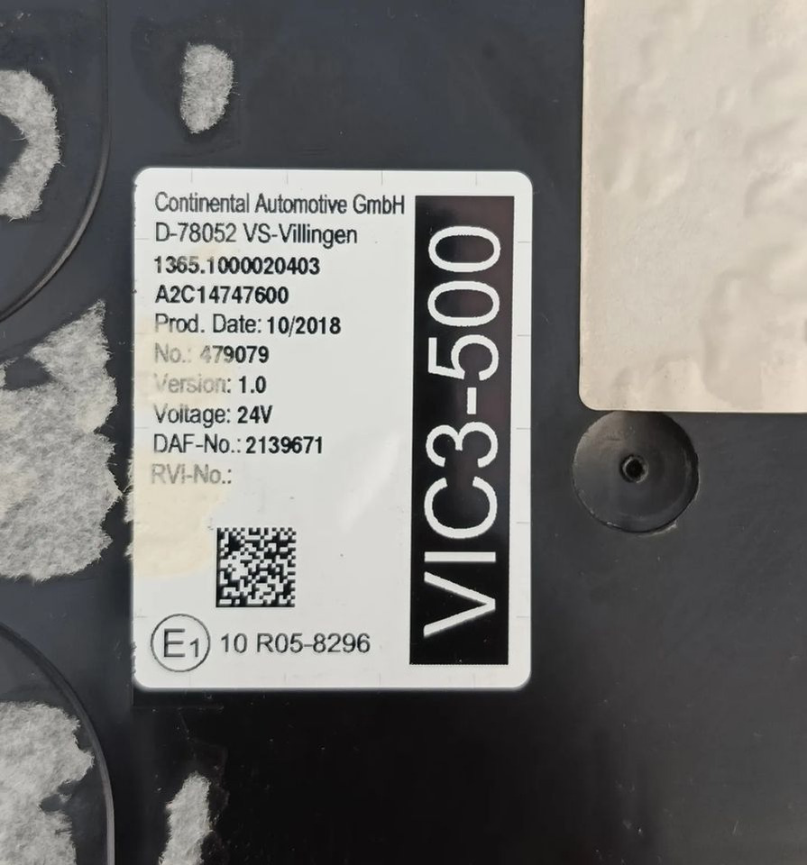 DAF XF 106 EURO 6 MX13 KOMPUTER STEROWNIK MODUŁ VIC3-500 2137691 - Mootori juhtimisseade - Veoauto: pilt 2 DAF XF 106 EURO 6 MX13 KOMPUTER STEROWNIK MODUŁ VIC3-500 2137691 - Mootori juhtimisseade - Veoauto: pilt 2