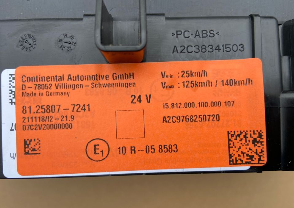 Licznik MAN TG3 TGX nowy model zegary - Kabiin ja interjöör - Veoauto: pilt 3 Licznik MAN TG3 TGX nowy model zegary - Kabiin ja interjöör - Veoauto: pilt 3