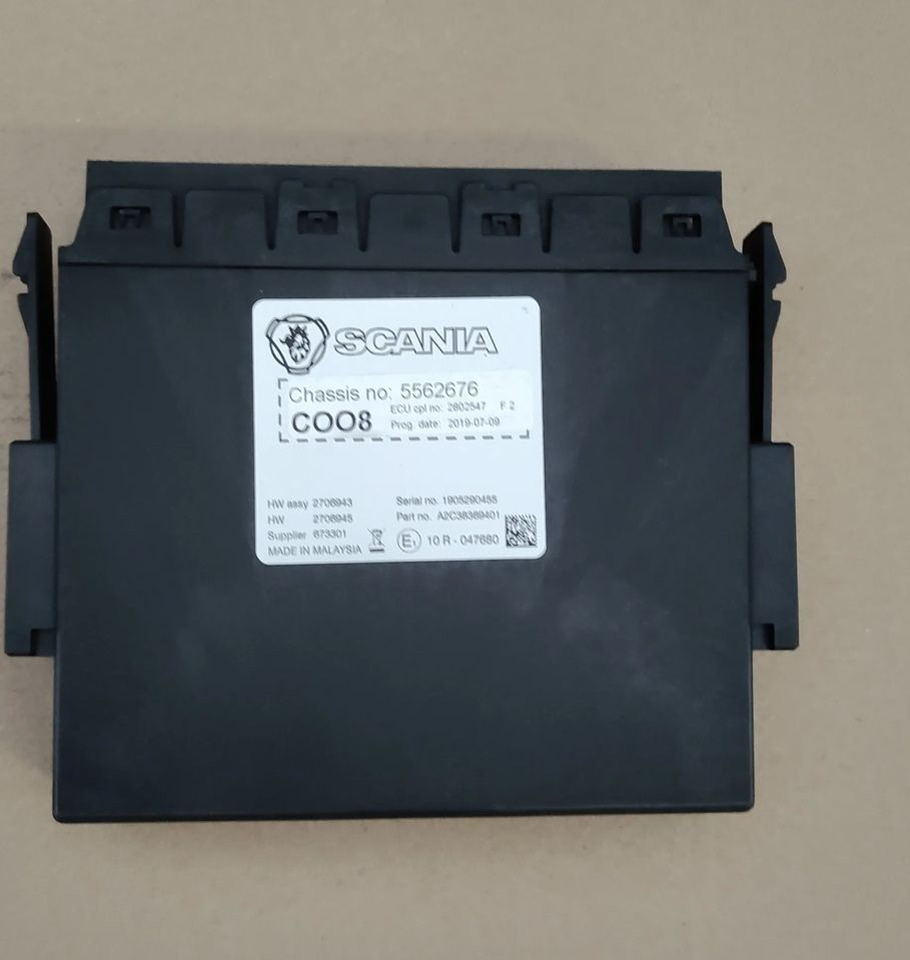 SCANIA R S KOORDYNATOR COO8 2706943 2706945 - Elektrisüsteem - Veoauto: pilt 1 SCANIA R S KOORDYNATOR COO8 2706943 2706945 - Elektrisüsteem - Veoauto: pilt 1