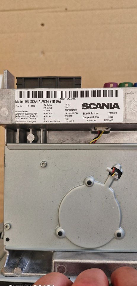 SCANIA R S RADIO NAWIGACJA - Kabiin ja interjöör: pilt 2 SCANIA R S RADIO NAWIGACJA - Kabiin ja interjöör: pilt 2
