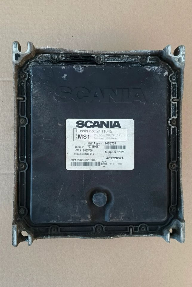SCANIA R S STEROWNIK KOMPUTER MODUŁ CMS1 2405736 - Mootori juhtimisseade - Veoauto: pilt 1 SCANIA R S STEROWNIK KOMPUTER MODUŁ CMS1 2405736 - Mootori juhtimisseade - Veoauto: pilt 1