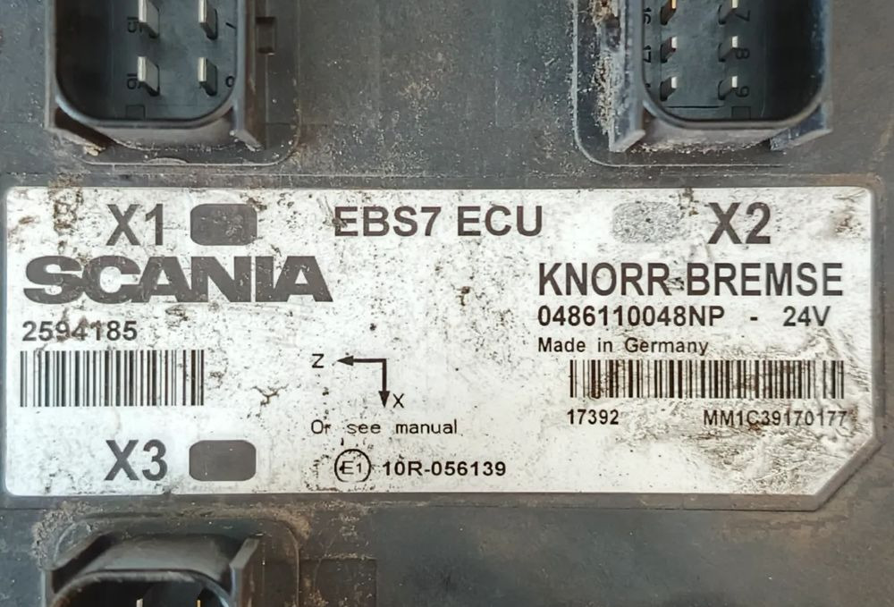 SCANIA R S STEROWNIK KOMPUTER MODUŁ EBS7 2594185 - Elektrisüsteem: pilt 2 SCANIA R S STEROWNIK KOMPUTER MODUŁ EBS7 2594185 - Elektrisüsteem: pilt 2