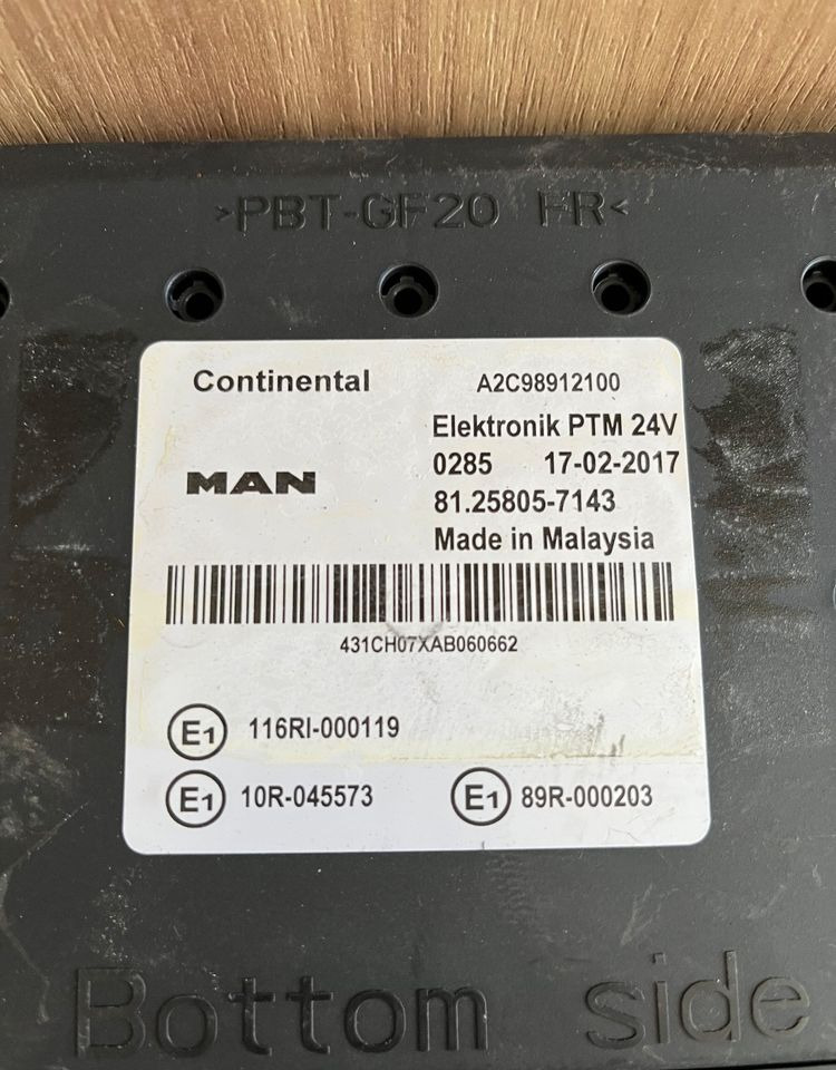 Sterownik PTM MAN TGX TGS euro 6 komputer - Elektrisüsteem - Veoauto: pilt 2 Sterownik PTM MAN TGX TGS euro 6 komputer - Elektrisüsteem - Veoauto: pilt 2