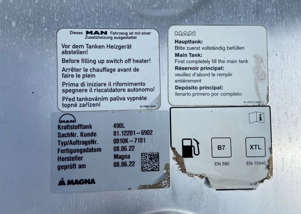 Zbiornik paliwa MAN TGX TGS 490 litrów bak - Kütusepaak - Veoauto: pilt 5 Zbiornik paliwa MAN TGX TGS 490 litrów bak - Kütusepaak - Veoauto: pilt 5