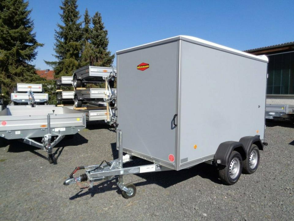 Böckmann PKW-Anhänger, 2,7 to. Koffer, 100 km/h - Furgoonjärelhaagis: pilt 1 Böckmann PKW-Anhänger, 2,7 to. Koffer, 100 km/h - Furgoonjärelhaagis: pilt 1