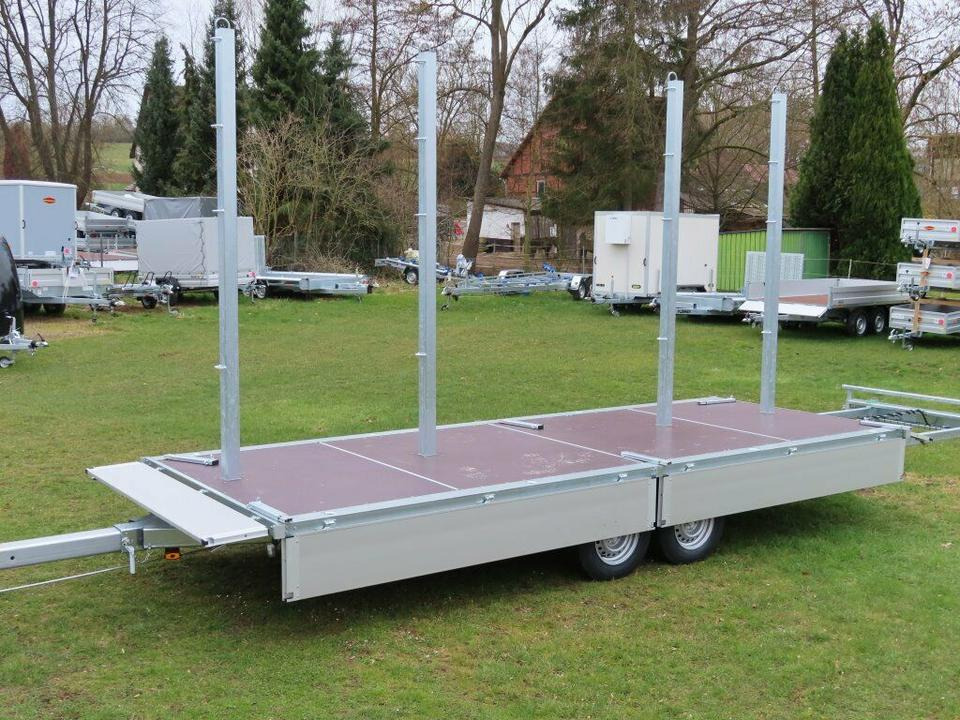 Langmaterialanhänger Unsinn LM 3554-14-2040 Deichsel ausziehbar - Platvormhaagis/ Madelhaagis: pilt 1 Langmaterialanhänger Unsinn LM 3554-14-2040 Deichsel ausziehbar - Platvormhaagis/ Madelhaagis: pilt 1